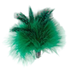 Marabou with Guinea Feathers