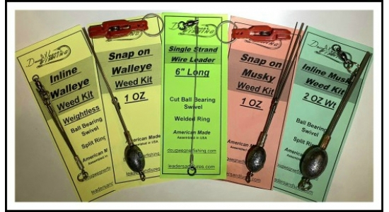 Inline & Snap Weed Kits for Walleye Musky