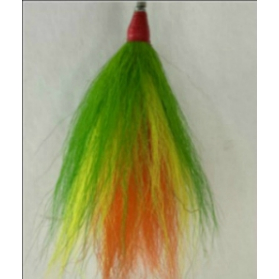 3 Tie Bucktail 4" to 6" Tied Hair