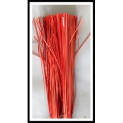 8" Cherry Red 1/32" 450 Strand Skirt