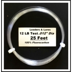 100% Fluorocarbon 12 LB 25 Feet