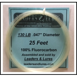 25 Feet Fluorocarbon 8 LB to 220LB