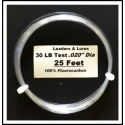 100% Fluorocarbon 30 LB 25 Feet