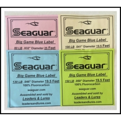 Seaguar Blue Label:  19.5 and 25 feet lengths