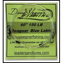 60" 150lb Seaguar Blue Label & Stay-Loc