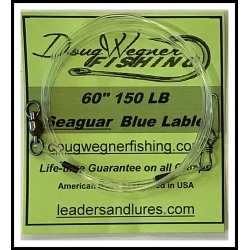 60" 150lb Seaguar Blue Lable & Stay-Loc