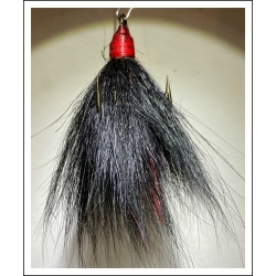 Solid Black Bucktail