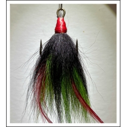 Black and Chartreuse Bucktail