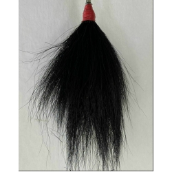 Black  Bucktail with Black Twist