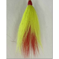 Bucktail 3 Color Tie:  Yellow, Yellow, Red