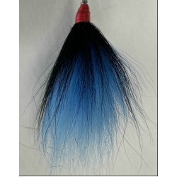 Blue with a Black Stripe Bucktail 