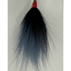 Gray with a Black Stripe Bucktail Gray with a Black Stripe Bucktail