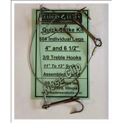 60# Quick Strike Kit Twin Legs with Musky Nose Clip