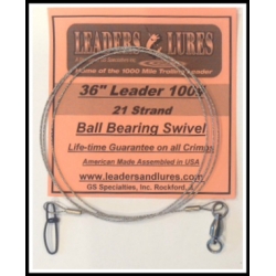 100# 36in 21 Strand Steel Leader