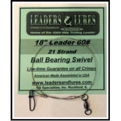 60# 18in 21 Strand Steel Leader