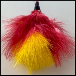  Marabou Red & Yellow