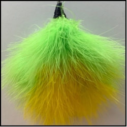  Marabou Chartreuse & Yellow