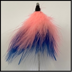  Marabou Pink, Blue, & White