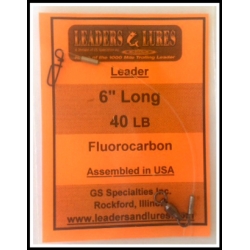 3 Pack of 40# 6" Fluorocarbon