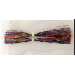 4" Walleye Jig Skirt Holo Rainbow