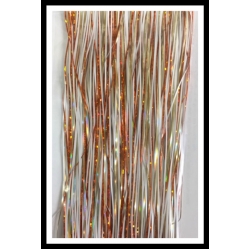 32" 450 strand Solid White, Holo Orange, Luster Gold blend 32" 450 strand Solid White, Holo Orange, Luster Gold blend