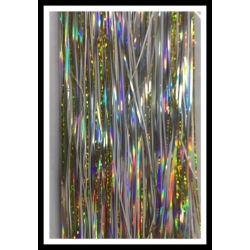 32" 450 strand Solid White Holo Yellow, Luster Silver blend 32" 450 strand Solid White Holo Yellow, Luster Silver blend