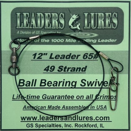 65# 49 Strand Steel Leader
