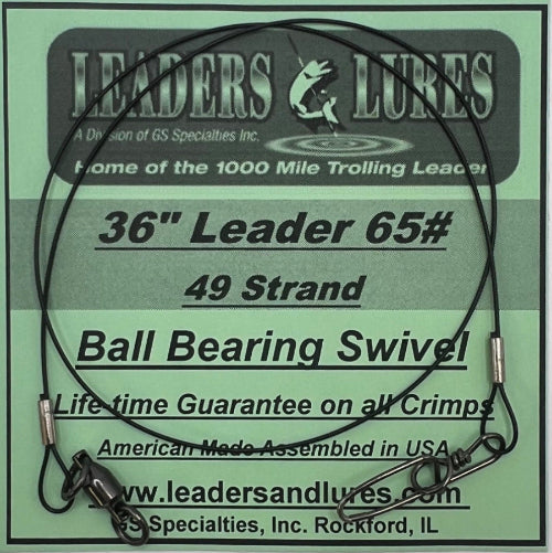 65# 49 Strand Steel Leader