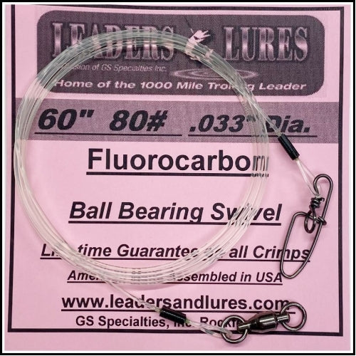 80# Fluorocarbon Leader