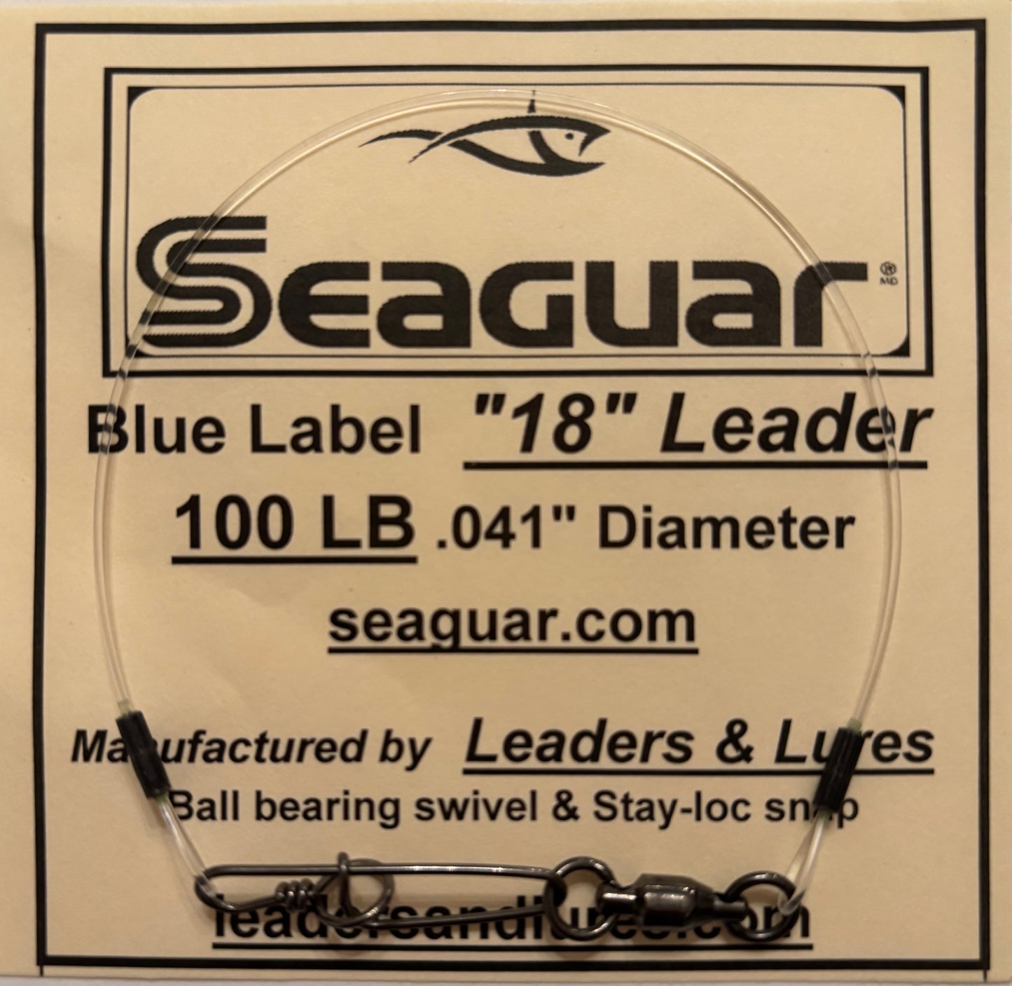 Seaguar 100# Fluorocarbon Leader