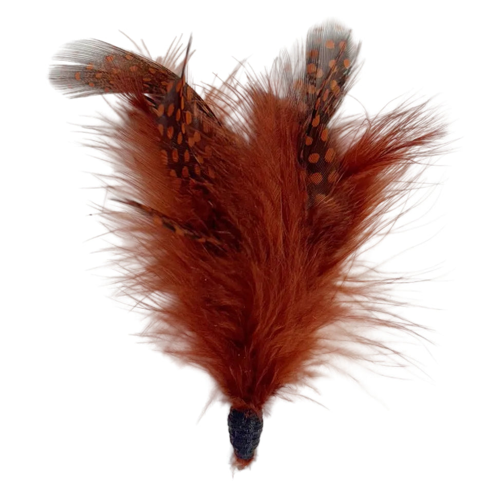 Marabou with Guinea Feathers