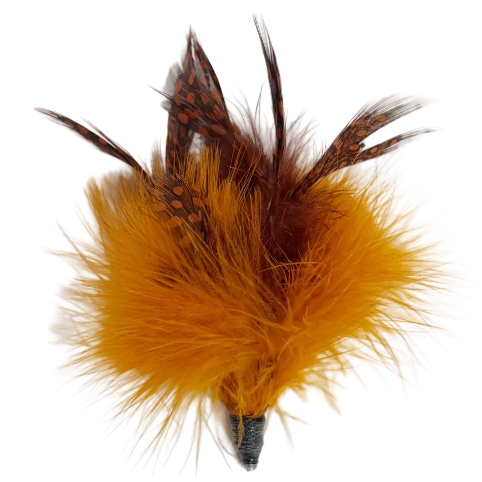 Marabou with Guinea Feathers