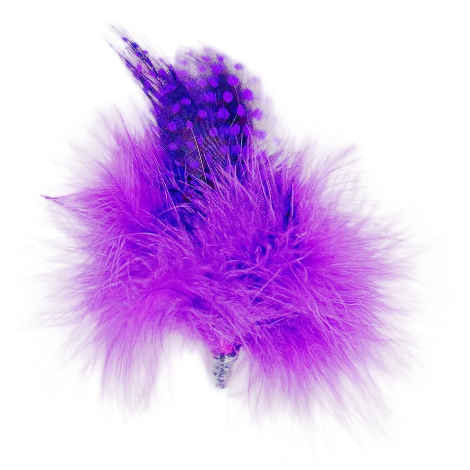 Marabou with Guinea Feathers