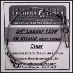 120# 49 Strand Nylon Coated Leader