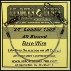 150# 49 Strand Steel Bare Wire Leader