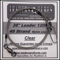 120# 49 Strand Nylon Coated Leader