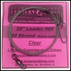 90# 49 Strand Nylon Coated Leader