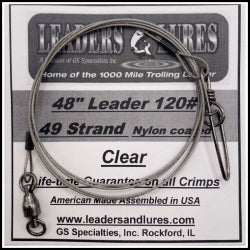 120# 49 Strand Nylon Coated Leader