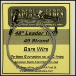 150# 49 Strand Steel Bare Wire Leader