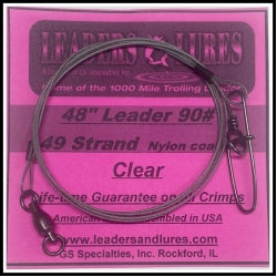 90# 49 Strand Nylon Coated Leader