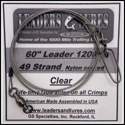 120# 49 Strand Nylon Coated Leader