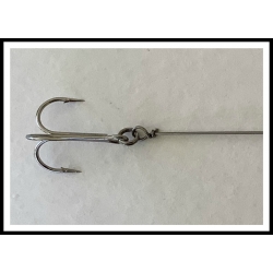 5 ea. SS Wire Assembly  .035 x 8" Wire #1 VMC 9650 Hook